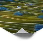 Grijze hengst in de Sterrennacht Poster (Hoek)