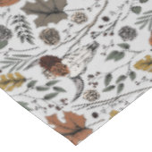 Grijze Herfst Oogst & Koe Schedel Bull Head Bloeme Tafelkleed (Gekanteld)