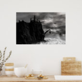 grijze herfst poster (Keuken)