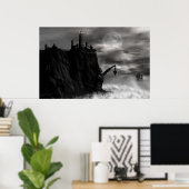 grijze herfst poster (Thuiskantoor)