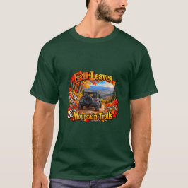 Grijze herfstbladeren & bergpaden T-shirt