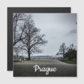 Grijze herfstdag in Praag Magnet (Voorkant / Achterkant)