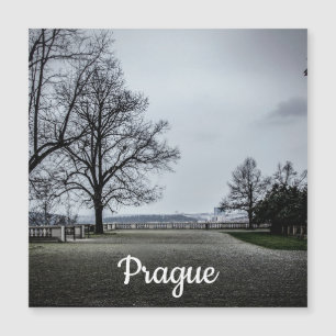Grijze herfstdag in Praag Magnet