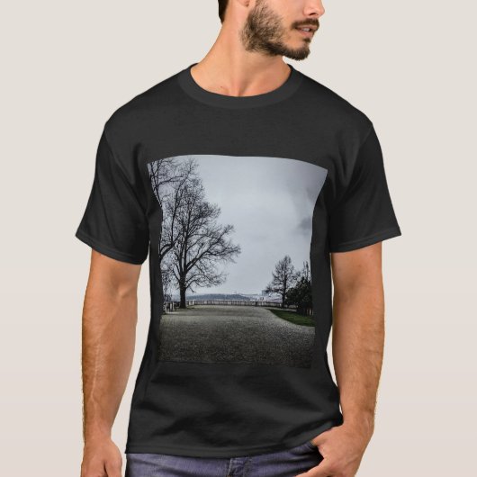 Grijze herfstdag in Praag T-shirt (Voorkant)