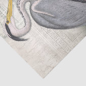 Grijze Heron Water Lily Pond  Decoupage Art Tissuepapier (Detail)