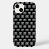 Grijze Hexagon Var 2 Case-Mate iPhone Case (Achterkant)