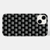 Grijze Hexagon Var 2 Case-Mate iPhone Case (Achterkant (horizontaal))