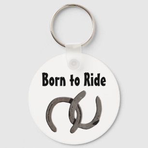 Grijze Hoefijzers die aan de Ride zijn geleend Sleutelhanger