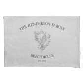 Grijze Hoesje Shell Pillow Kussensloop (Voorkant)