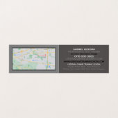 Grijze hond, Dog Trainer Visitekaartje (Binnenkant ongevouwen)