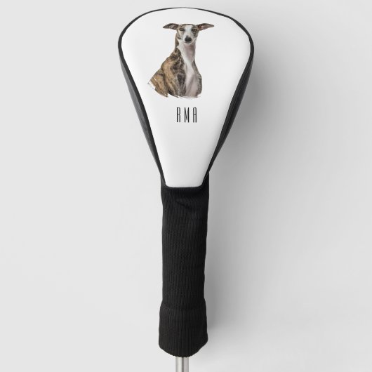 Grijze Hond Golfheadcover (Voorkant)