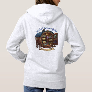 Grijze hoodie, Heksen Ambachtsgilde Hoodie
