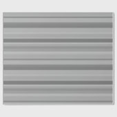 Grijze horizontale strepen cadeaupapier (Vlak)