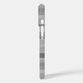 Grijze horizontale strepen Case-Mate iPhone case (Achterkant / Links)