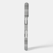Grijze horizontale strepen Case-Mate iPhone case (Achterkant / Rechts)