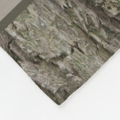 grijze houtdeken van het land fleece deken (Hoek)