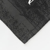 Grijze houten achtergrond Minimalistische Moderne  Fleece Deken (Hoek)