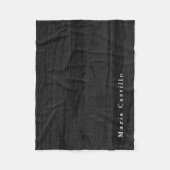 Grijze houten achtergrond Minimalistische Moderne  Fleece Deken (Voorkant)