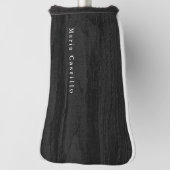 Grijze houten achtergrond Minimalistische Moderne  Golfheadcover (Draai 90)