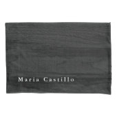 Grijze houten achtergrond Minimalistische Moderne  Kussensloop (Voorkant)