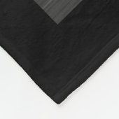 Grijze houten planken zwart nautisch anker fleece deken (Hoek)