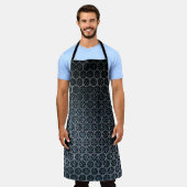 Grijze illustratie schort (Gedragen)