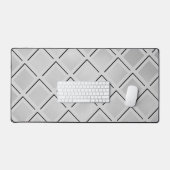 Grijze industriële ontwerp bureaumat (Keyboard & Muis)