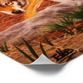 Grijze intentie poster (Hoek)