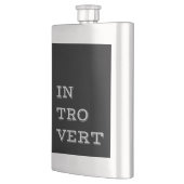 Grijze introverflessen heupfles (Links)