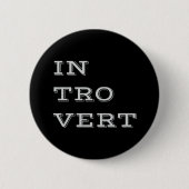 Grijze Introvert-Button Ronde Button 5,7 Cm (Voorkant)