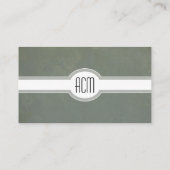 Grijze Italiaanse Grunge Effect Visitekaartje (Achterkant)