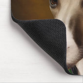 Grijze jachthond in St. Patrick's Day-jurk Muismat (Hoek)