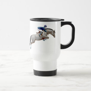 Grijze jumper Horse Travel Mug Reisbeker