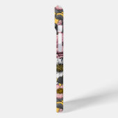 Grijze kaken en bloemen Case-Mate iPhone case (Achterkant / Links)