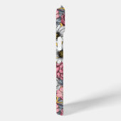 Grijze kaken en bloemen Case-Mate iPhone case (Achterkant / Rechts)