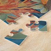 Grijze Kangoeroe in Australische Struik Legpuzzel (Zijkant)