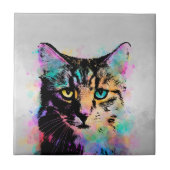 Grijze kat 618 tegeltje (Voorkant)