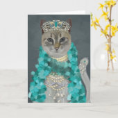 Grijze kat| aangevuld met portret van cellen kaart (Gele Bloem)