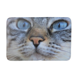 Grijze kat badmat