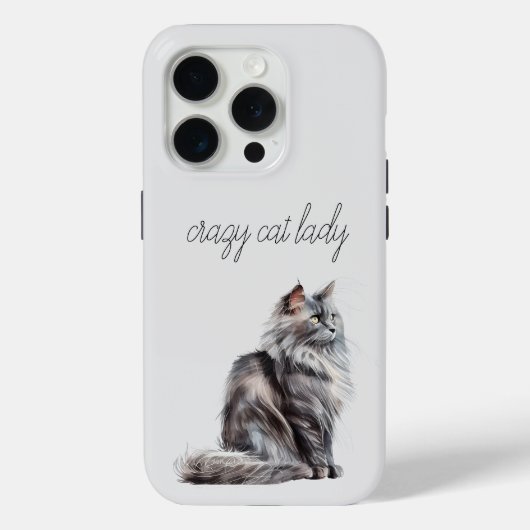 Grijze kat Case-Mate iPhone case (Achterkant)