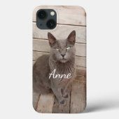 Grijze kat Case-Mate iPhone case (Achterkant)
