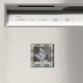 Grijze Kat Dieren Herinneringsanker Magneet (Insitu (Vaatwasser))