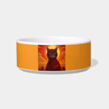 Grijze kat draagt modieuze mantel in zonsondergang