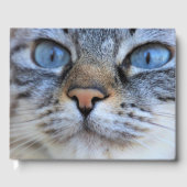 Grijze kat gastenboek (Voorkant)