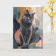 Grijze Kat Gouden Blik