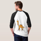 Grijze Kat, Heren T-shirt (Achterkant volledig)
