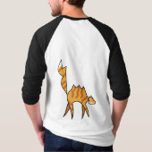 Grijze Kat, Heren T-shirt (Achterkant)