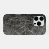 grijze kat iPhone hoesje (Achterkant horizontaal)