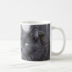 Grijze kat mok