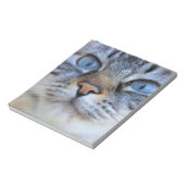 Grijze kat notitieblok (Linkerzijde)